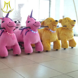 Hansel Walking animal scooterplush electronic kid riding horse toy shopping mall supplier