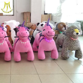 Hansel  high quality family walking plush animal toy ride on elephant with coin operated supplier