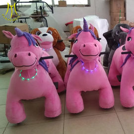Hansel  hot selling kids walking battery power ride on stuffed animals supplier