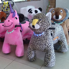 Hansel  hot selling kids walking battery power ride on stuffed animals supplier