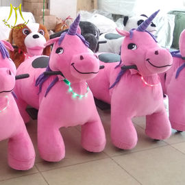Hansel battery operated electric indoor stuffed motorized horse toy scooter for adults supplier