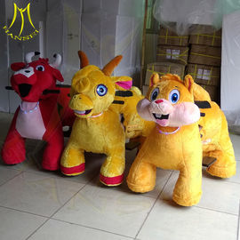 Hansel amusement park coin operated plush kid electric riding animals supplier