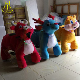 Hansel amusement park coin operated plush kid electric riding animals supplier