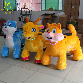 Hansel amusement park walking plush kids rideable electric motorized animals supplier