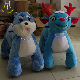 Hansel amusement park walking electric plush coin operated kiddie rides for sale supplier