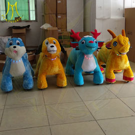 Hansel amusement park walking electric mountable plush motorized animal supplier