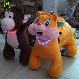 Hansel indoor mall coin operated plush mechanical stuffed animal ride for sale supplier
