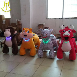 Hansel  coin operated electric animal toys cars for kids battery operated elephant plush ride supplier