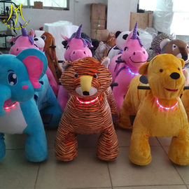 Hansel  battery operated zoo riders plush walking animal for kids supplier