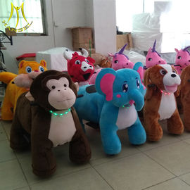 Hansel  amusement game machine electric mountable plush kids ride on stuffed animals supplier