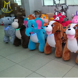 Hansel  happy battery zippy animal monkey rides battery operated animal 4 wheel electric bike supplier