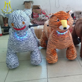 Hansel 2018 kids fun bull ride machine animal entertainment plush ride for mall supplier