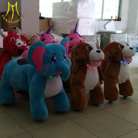 Hansel 2018 kids fun bull ride machine animal entertainment plush ride for mall supplier