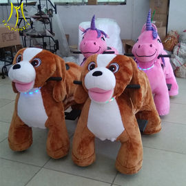 Hansel  new plush animal electric scooter dinosaur park animal coin operated dog supplier