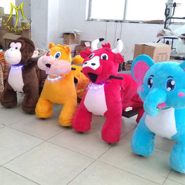 Hansel  new plush animal electric scooter dinosaur park animal coin operated dog supplier