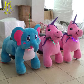 Hansel  indoor game ride plush animal walking robot ride zippy pets ride toy elephant supplier