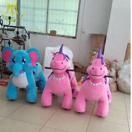 Hansel  indoor game ride plush animal walking robot ride zippy pets ride toy elephant supplier