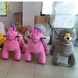 Hansel Children walking ride 4 wheels animal toys for shopping mall supplier