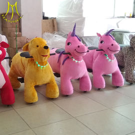 Hansel  cheap mall kids riding horse toy  adult ride on toys motorized animal scooters supplier