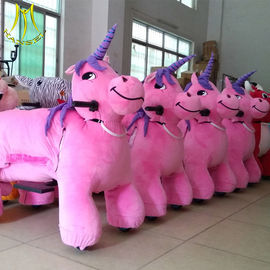 Hansel shopping mall children plush motorized animals fun fair equipment for sale supplier