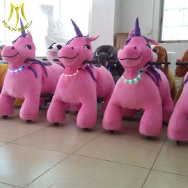 Hansel  wholesales kids walking animal ride motorized plush riding animals supplier