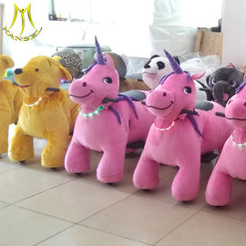 Hansel  carnival stuffed animals for sale mall games for kids stuffed animal indoor riding unicorn supplier