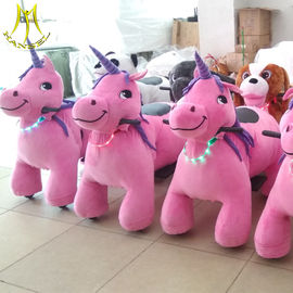 Hansel battery operated ride animal plush zippy toy  amusement park games factory supplier