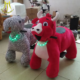 Hansel jungle around adventure kiddie ride plush toy ride on soft animal scooter rides cars supplier