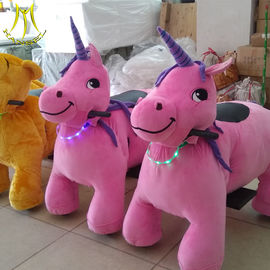 Hansel amusement park animal battery operated ride horse animal safari rides toys supplier