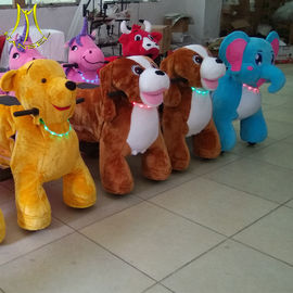 Hansel coin operated animal car ride toy animal with led zoo animal horse for outdoor supplier