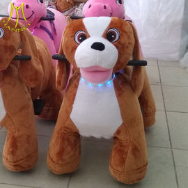 Hansel   kids amusement motorized plush electric mountables riding animals supplier