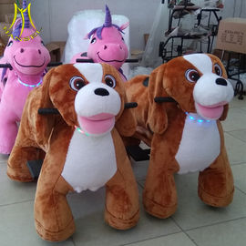 Hansel   kids amusement motorized plush electric mountables riding animals supplier