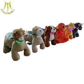 Hansel entertainment children indoor playground battery operated walking animal rides supplier