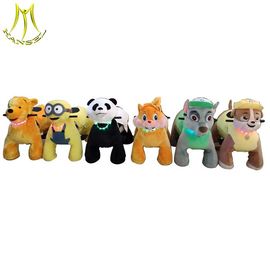 Hansel  shopping mall indoor plush toy electric car walking animal toys rides paw patrol supplier