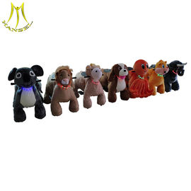 Hansel  coin operated electric mountable plush motorized animal for shopping mall supplier