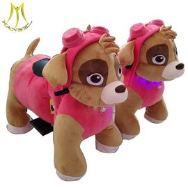 Hansel  popular walking animal rides for shopping mall non coin motorized plush riding animal for kids supplier