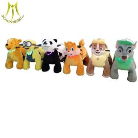 Hansel battery plush ride on animal for mall no coins battery walking Minions ride for sales supplier