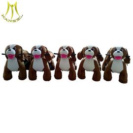 Hansel plush animal battery coin operated stuffed animal panda ride for outdoor park supplier