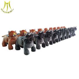 Hansel   commercial plush walking animal adult ride on toys stuffed animals on wheels supplier