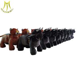 Hansel  amusement park games elephant ride kids  plush animal electric scooter for sale supplier