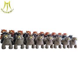 Hansel  amusement park electric game machine kids stuffed ride on animals supplier