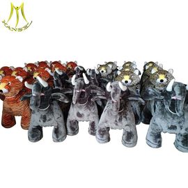 Hansel shopping mall battery operated plush toys stuffed animals on wheels supplier