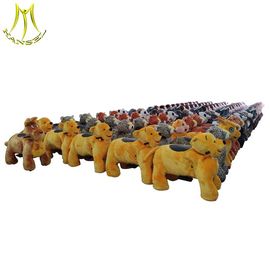 Hansel factory wholesale coin operated plush walking animal adult ride on toy supplier