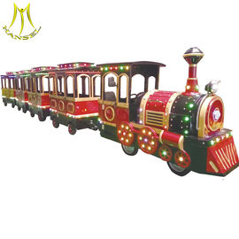 Hansel  Amusement park  electric trackless train children train rides for sale supplier