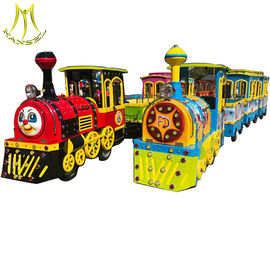 Hansel  Amusement park  electric trackless train children train rides for sale supplier