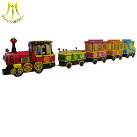 Hansel  outdoor park kids train battery operated backyard amusement trackless train rides supplier