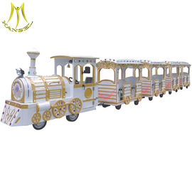 Hansel fun shopping mall amusement park ride children trackless train fiberglass body supplier