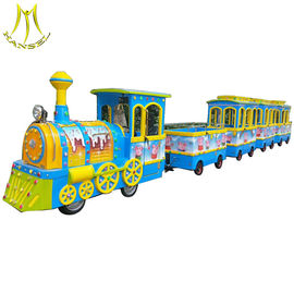 Hansel shopping mall electric amusement park trackless train rides for family supplier