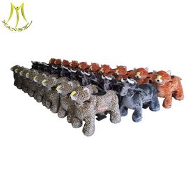 Hansel  shopping mall 150KG bearing motorized plush riding animals for children and adult supplier