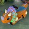 Hansel  indoor and outdoor shopping mall amusement dinosaur rides for kids supplier